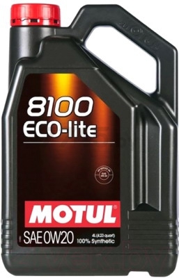 Моторное масло 0W20 синтетическое MOTUL 8100 Eco-Lite 4 л (108535)