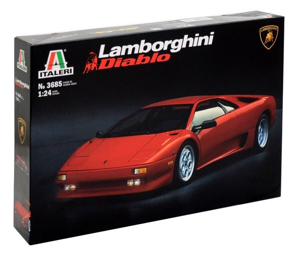 Сборная модель ITALERI Автомобиль Lamborghini Diablo 1:24 (3685)