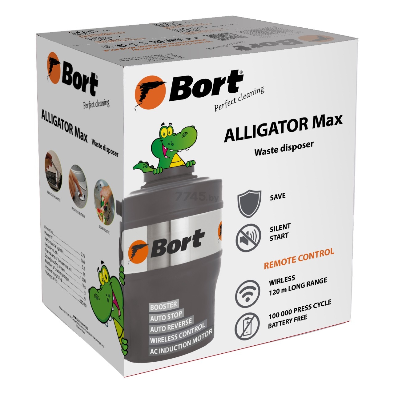 Измельчитель пищевых отходов BORT Alligator Max - Фото 12