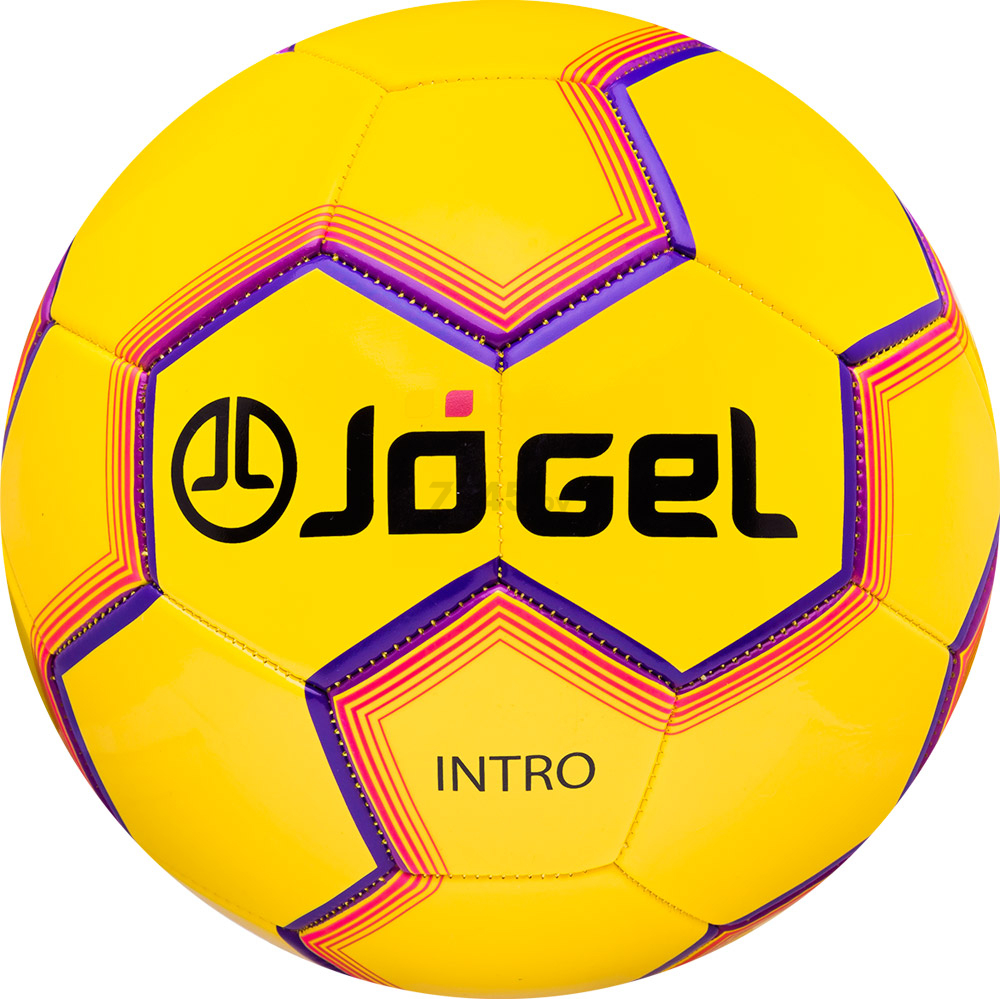 Футбольный мяч JOGEL Intro №5 желтый (JS-100-5)