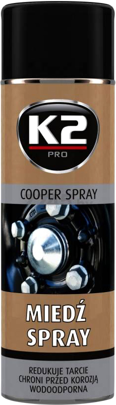 Смазка медная K2 Copper Spray 400 мл (W122)