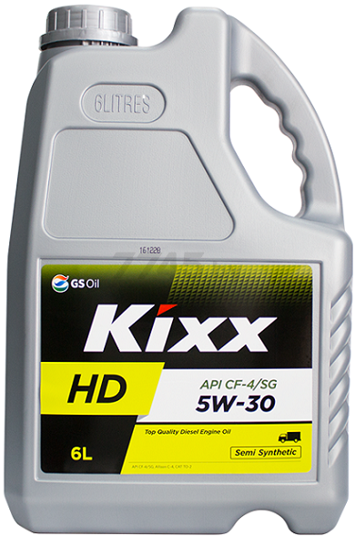 Моторное масло 5W30 полусинтетическое KIXX HD CF-4 6 л (L5257360E1)