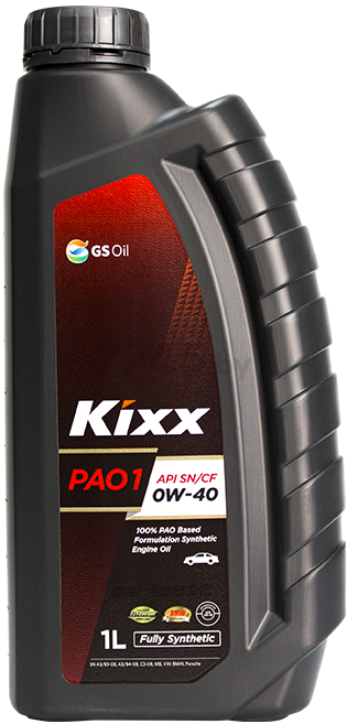 Моторное масло 0W40 синтетическое KIXX PAO 1 1 л (L2084AL1E1)