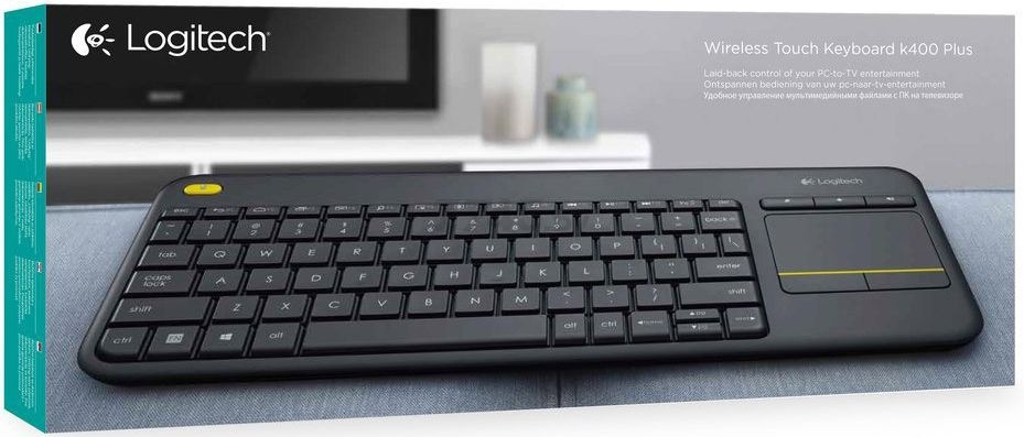 Клавиатура беспроводная LOGITECH K400 Plus Black (920-007147) - Фото 3