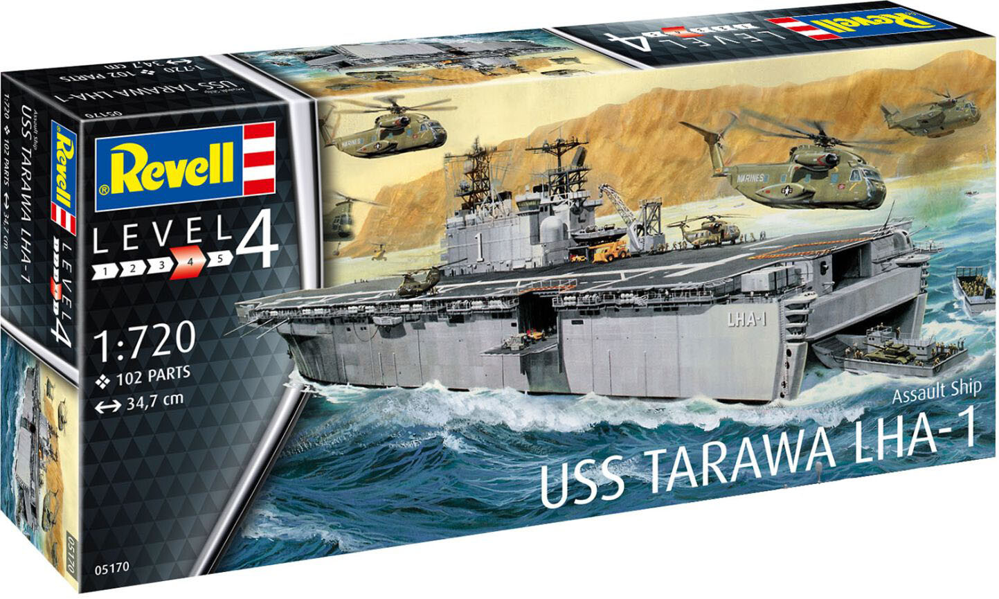 Сборная модель REVELL Десантный корабль USS Tarawa LHA-1 1:720 (5170) - Фото 6
