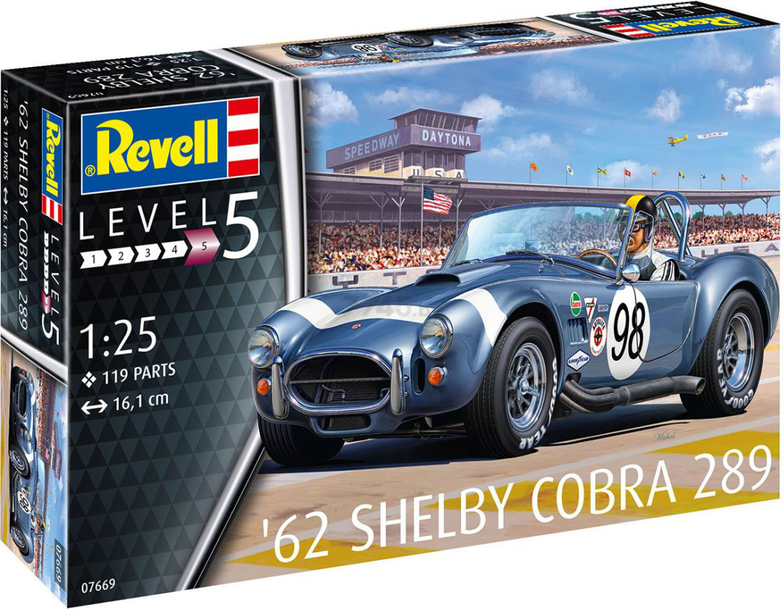 Сборная модель автомобиля REVELL Shelby Cobra 289 1:25 (7669) - Фото 2