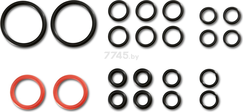 Комплект запасных колец круглого сечения для пароочистителей KARCHER (2.884-312.0)