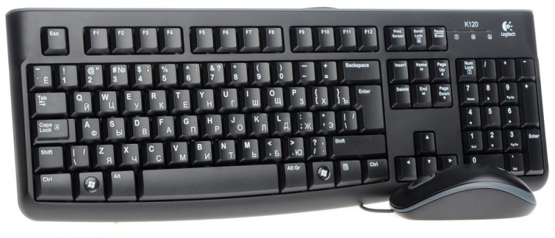 Комплект клавиатура и мышь LOGITECH MK120 (920-002561) - Фото 2
