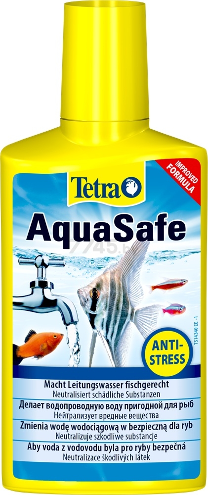 Кондиционер для аквариумной воды TETRA AguaSafe 50 мл (4004218198852)