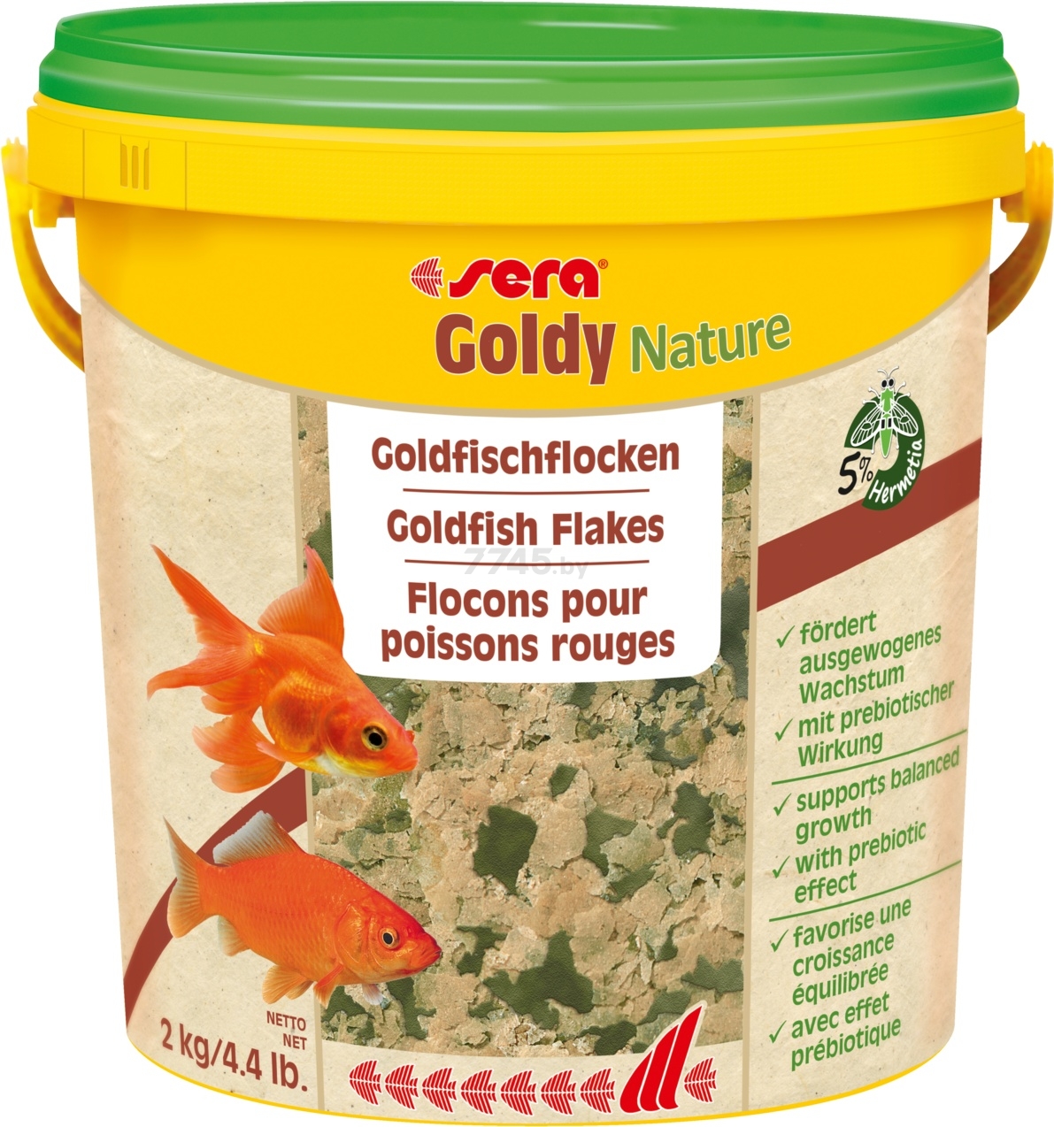 Корм для рыб SERA Goldy Nature 2 кг (45381)