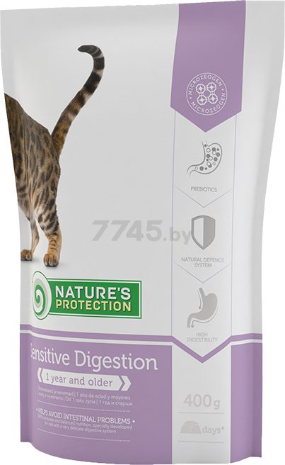 Сухой корм для кошек NATURE'S PROTECTION Sensitive Digestion 0,4 кг (NPS45766) - Фото 2