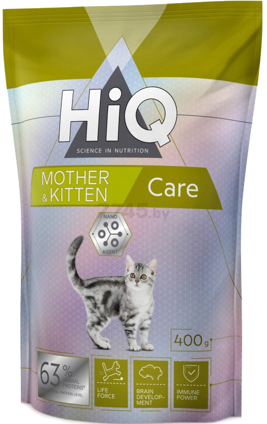 Сухой корм для котят HIQ Kitten & Mother Care 0,4 кг (4771317459169)
