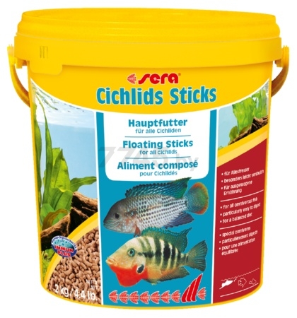 Корм для рыб SERA Cichlids Sticks 2 кг (220) - Фото 2