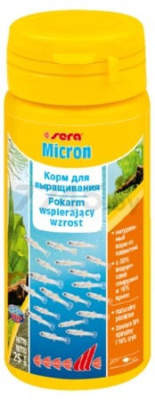 Корм для рыб SERA Micron 25 г (720) - Фото 2