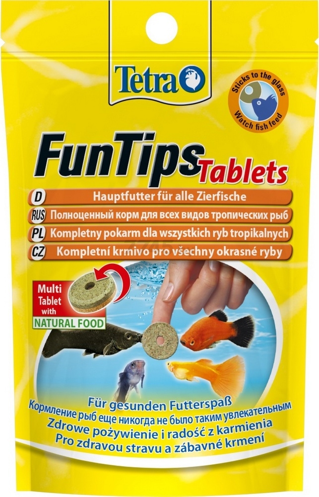 Корм для рыб TETRA FunTips Tablets 20 штук (4004218254305)