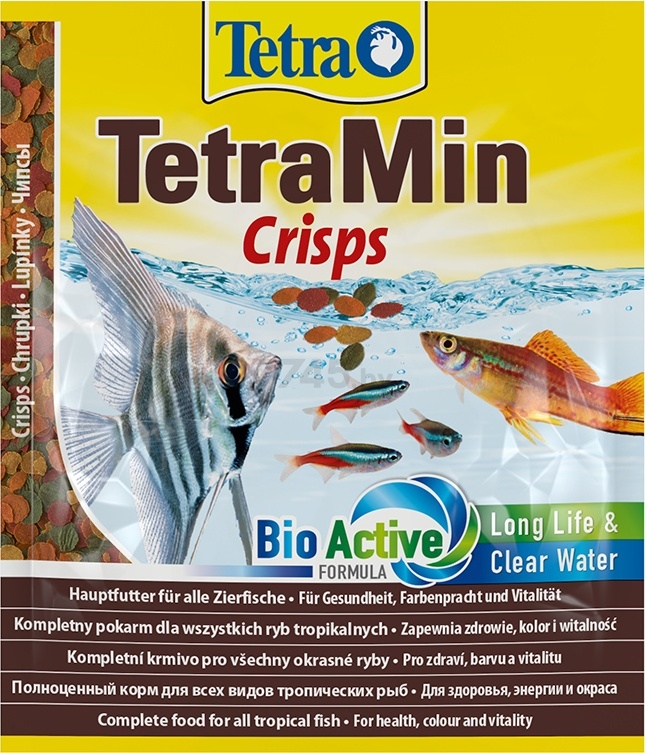 Корм для рыб TETRA TetraMin Crisps Sachet 12 г (4004218149304)