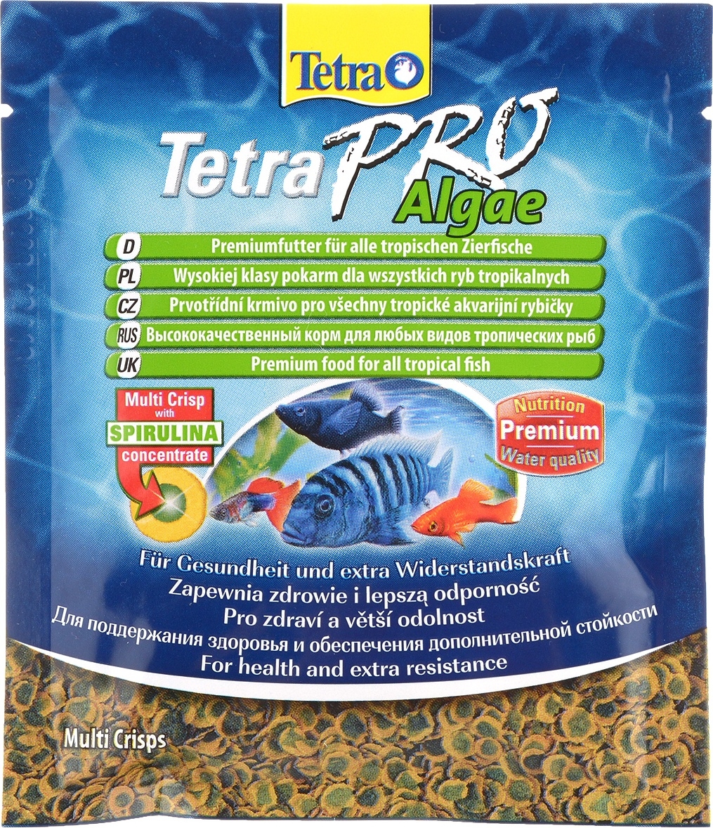 Корм для рыб TETRA TetraPro Algae Multi-Crisps Sachet 12 г (4004218149397)