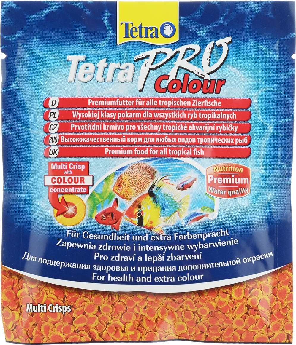 Корм для рыб TETRA TetraPro Colour Multi-Crisps Sachet 12 г (4004218149366)