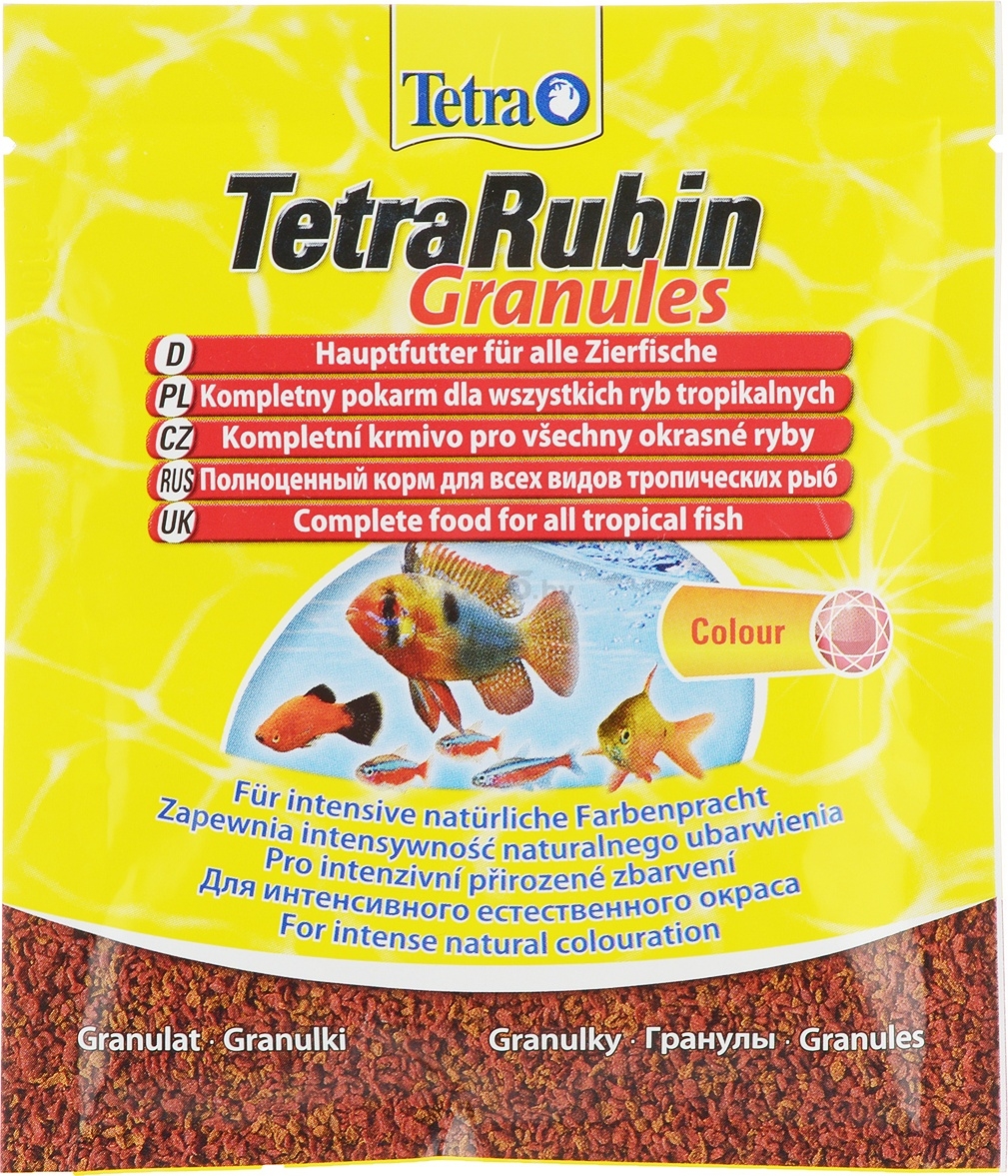 Корм для рыб TETRA Rubin Granules Sashet 15 г (4004218193765)
