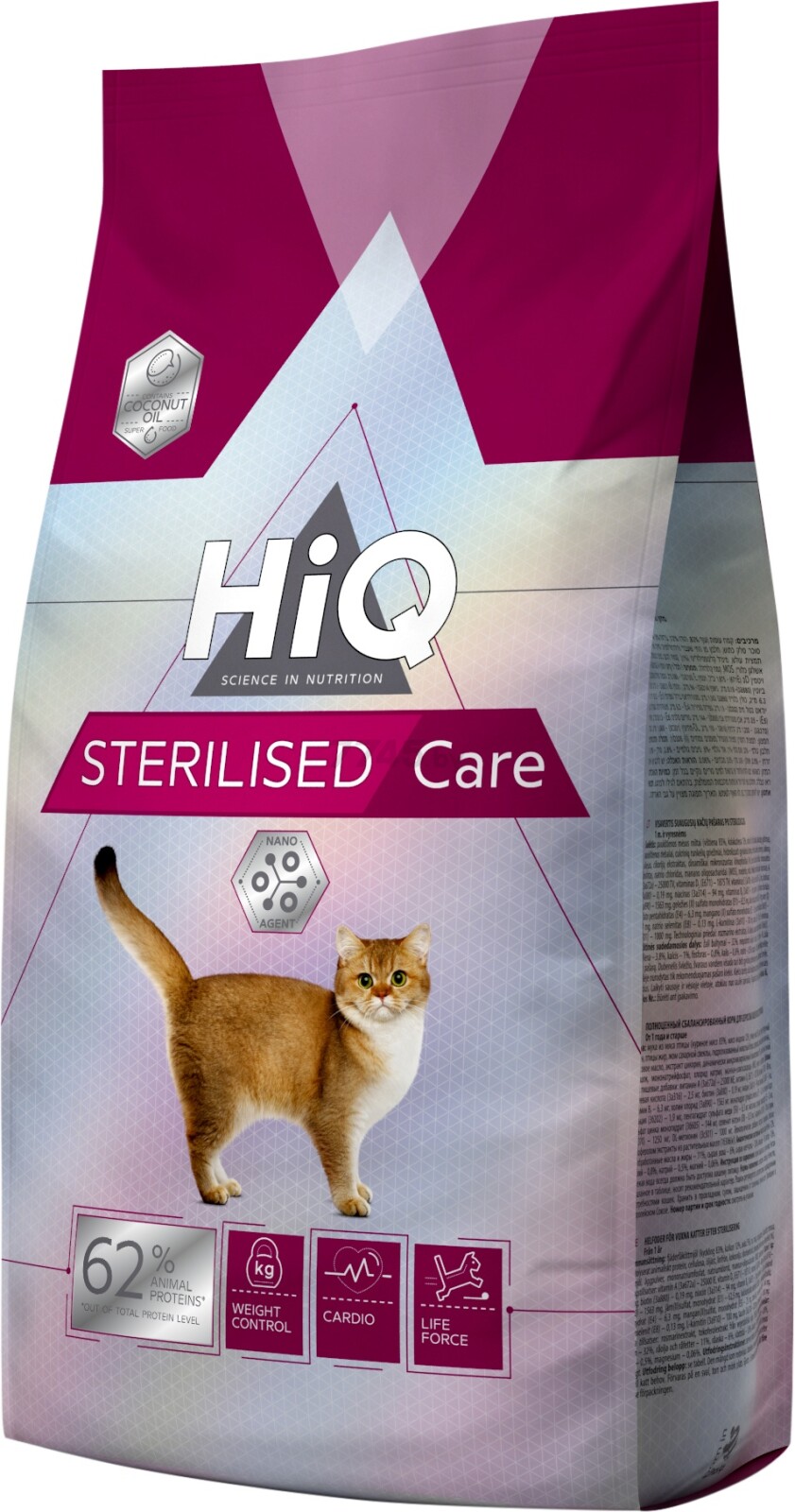 Сухой корм для стерилизованных кошек HIQ Sterilised Care 18 кг (4771317459305)