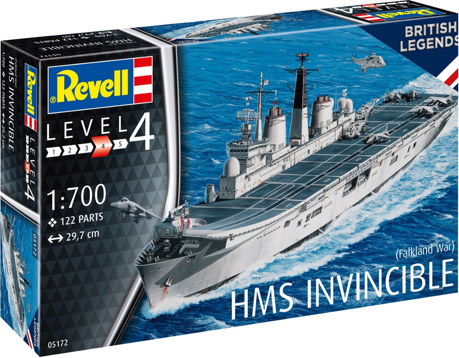 Сборная модель REVELL Авианосец HMS Invincible Фолклендская война 1:700 (5172) - Фото 6