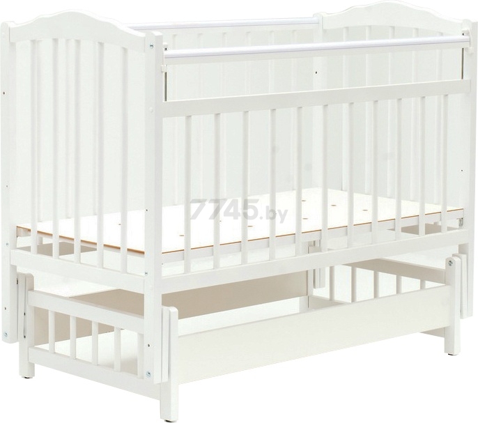 Кроватка детская BAMBINI 11 Классик белый