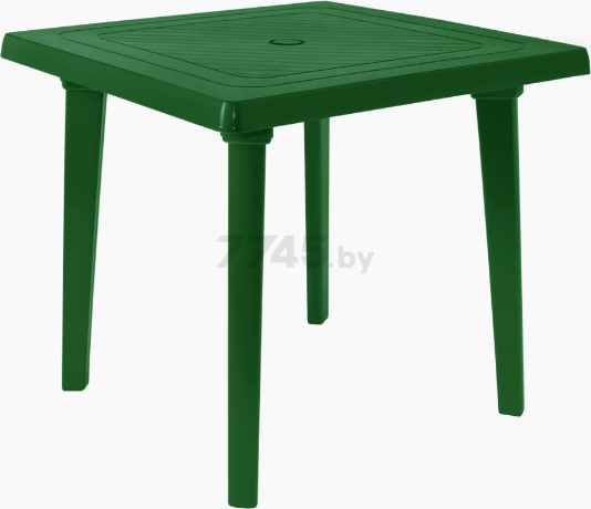 Стол садовый АЛЕАНА квадратный зеленый (20944)