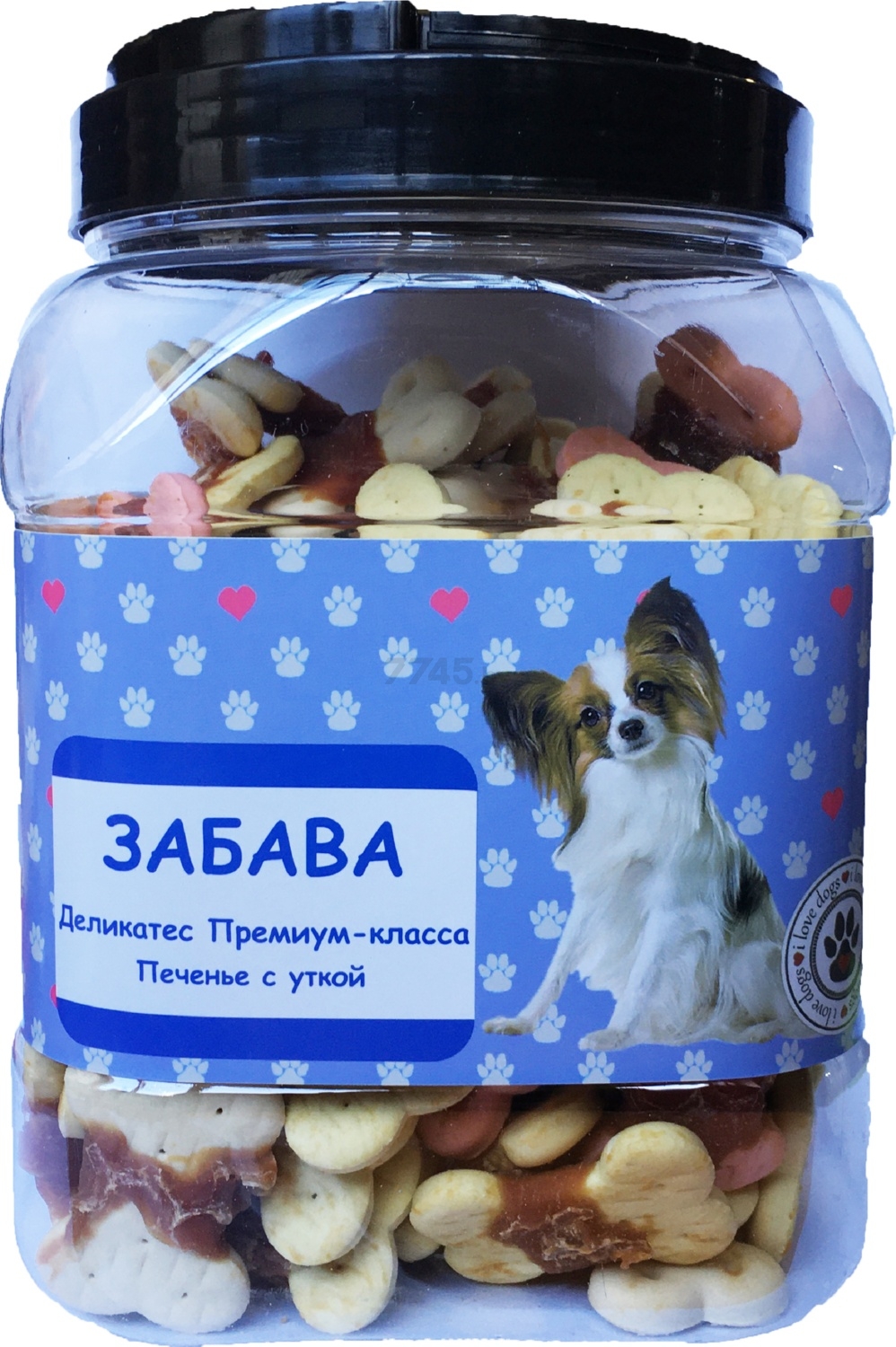 Лакомство для собак ODOG Забава Печенье с уткой 750 г (4815502000962)