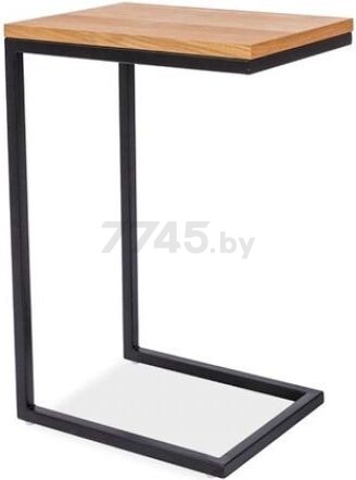 Стол журнальный SIGNAL Largo C дуб/черный 40х30х60 см (LARGOCDC)