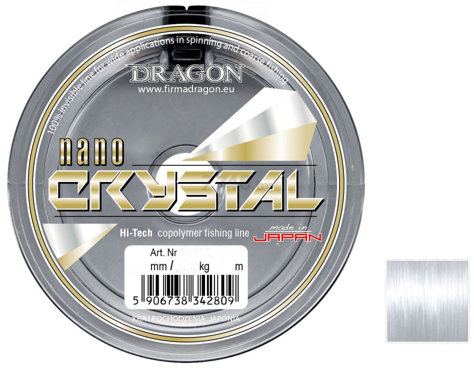 Леска монофильная DRAGON Nano Crystal 0,28 мм/135 м (32-40-028)