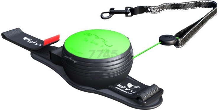 Поводок-рулетка для собак LISHINU Original 2 Neon S трос 3 м до 12 кг зеленый (3830061190726)