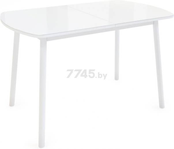 Стол кухонный LISTVIG Винер Mini белый 94-126x64х75 см (62283)