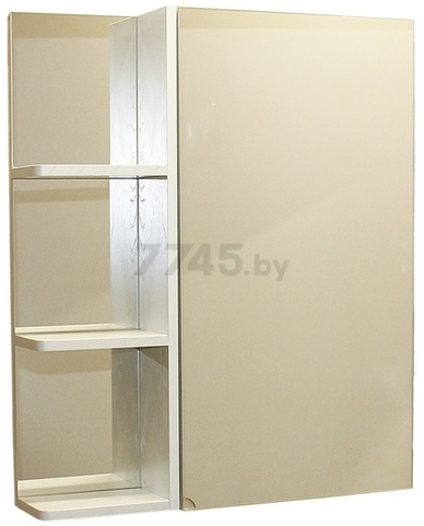 Шкаф с зеркалом для ванной САНИТАМЕБЕЛЬ Лотос 101.650 правая