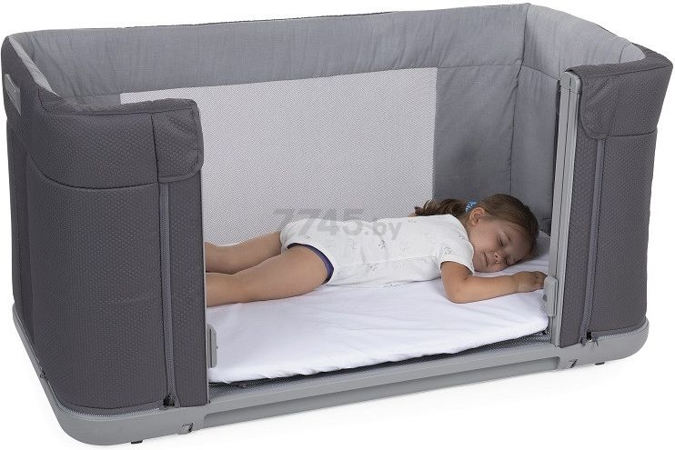 Кровать-трансформер детская CHICCO Next2Me Forever Aquarelle (05079650110000) - Фото 12