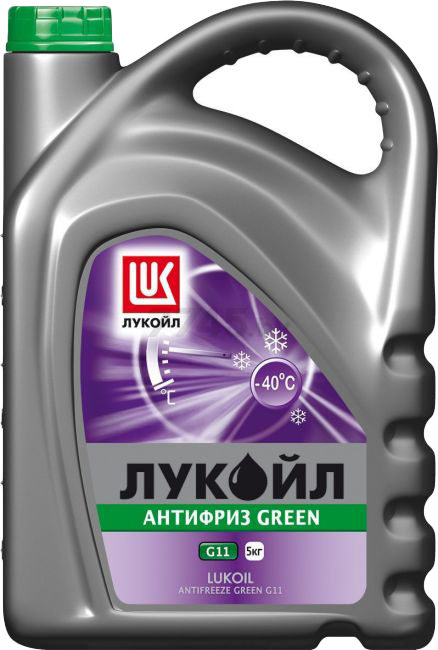 Антифриз G11 зеленый ЛУКОЙЛ Green 5 кг (227386)