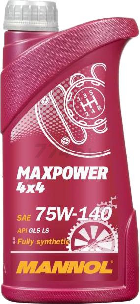 Масло трансмиссионное 75W140 синтетическое MANNOL Maxpower 4x4 1 л (99236)