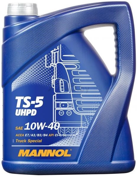 Моторное масло 10W40 полусинтетическое MANNOL TS-5 Truck Special UHPD 5 л (1077)