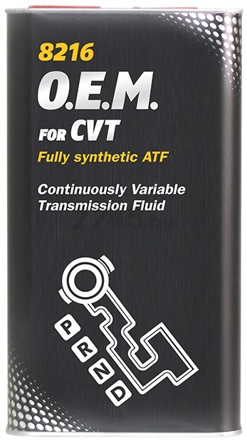 Масло трансмиссионное синтетическое MANNOL 8216 OEM for CVT 4 л (54812)