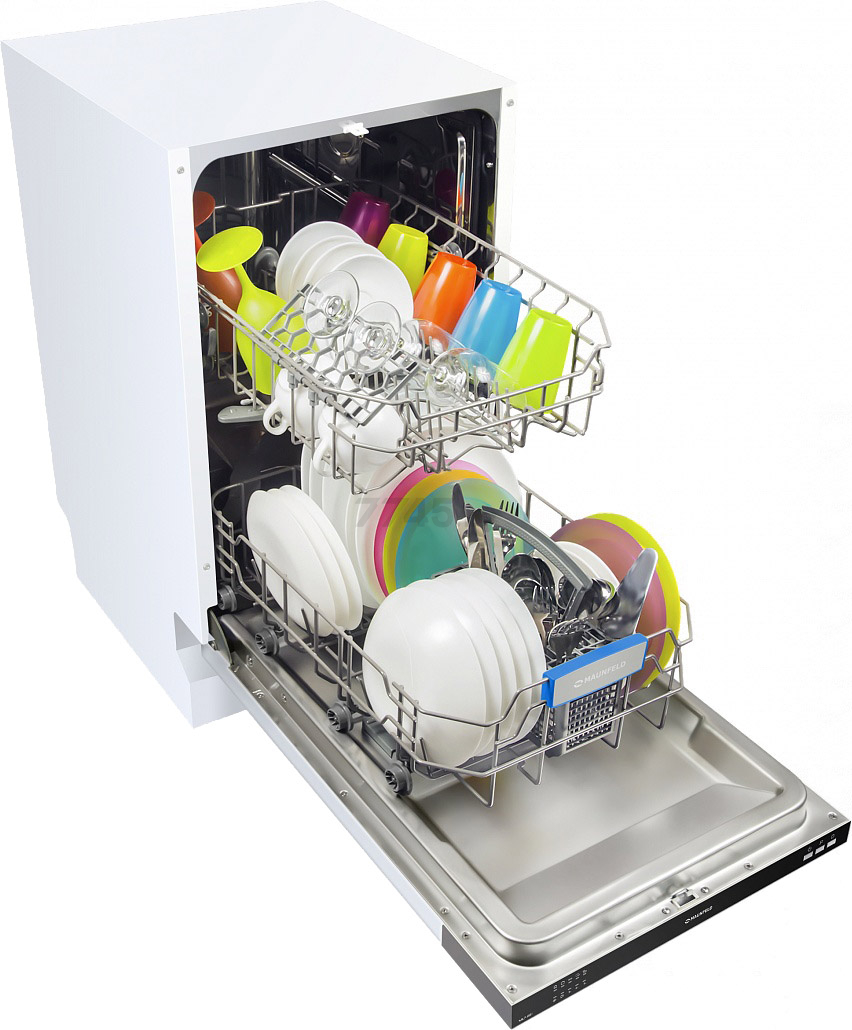 Машина посудомоечная встраиваемая MAUNFELD MLP 08I - Фото 4