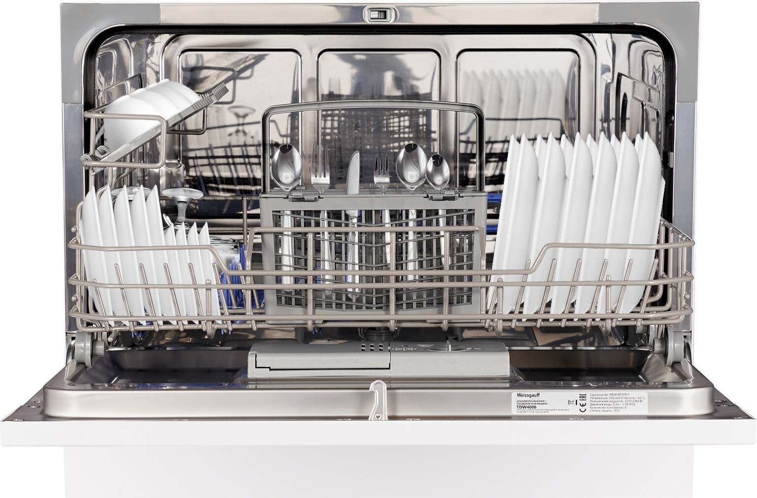 Машина посудомоечная WEISSGAUFF TDW 4006 - Фото 7