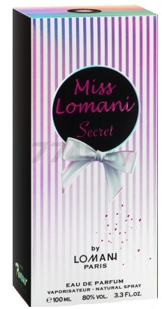 Парфюмерная вода женская Бутик де Франс LOMANI Miss Lomani Secret 100 мл (3610400035662) - Фото 2