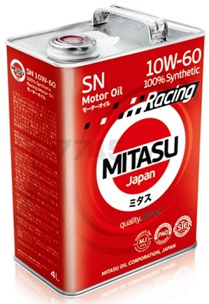 Моторное масло 10W60 синтетическое MITASU Racing Motor Oil SN 4 л (MJ-116-4)