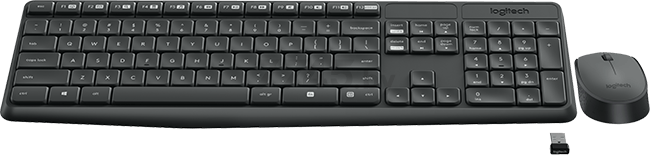 Комплект беспроводной клавиатура и мышь LOGITECH MK235 (920-007948) - Фото 4