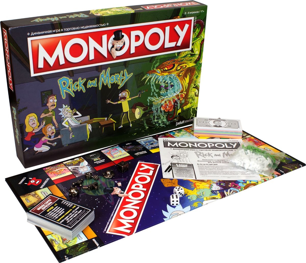 Игра настольная HOBBY WORLD Монополия Рик и Морти (503386) - Фото 2