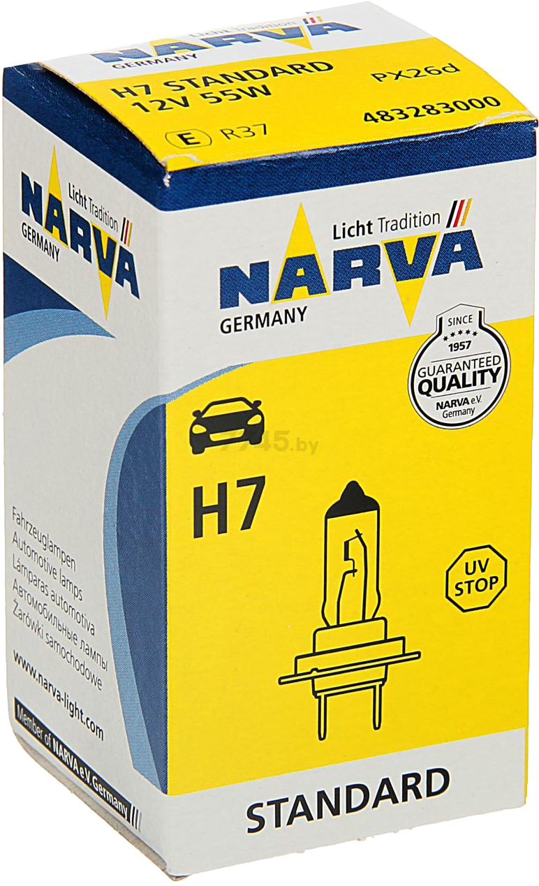 Лампа галогенная автомобильная NARVA Standard H7 (48328) - Фото 2