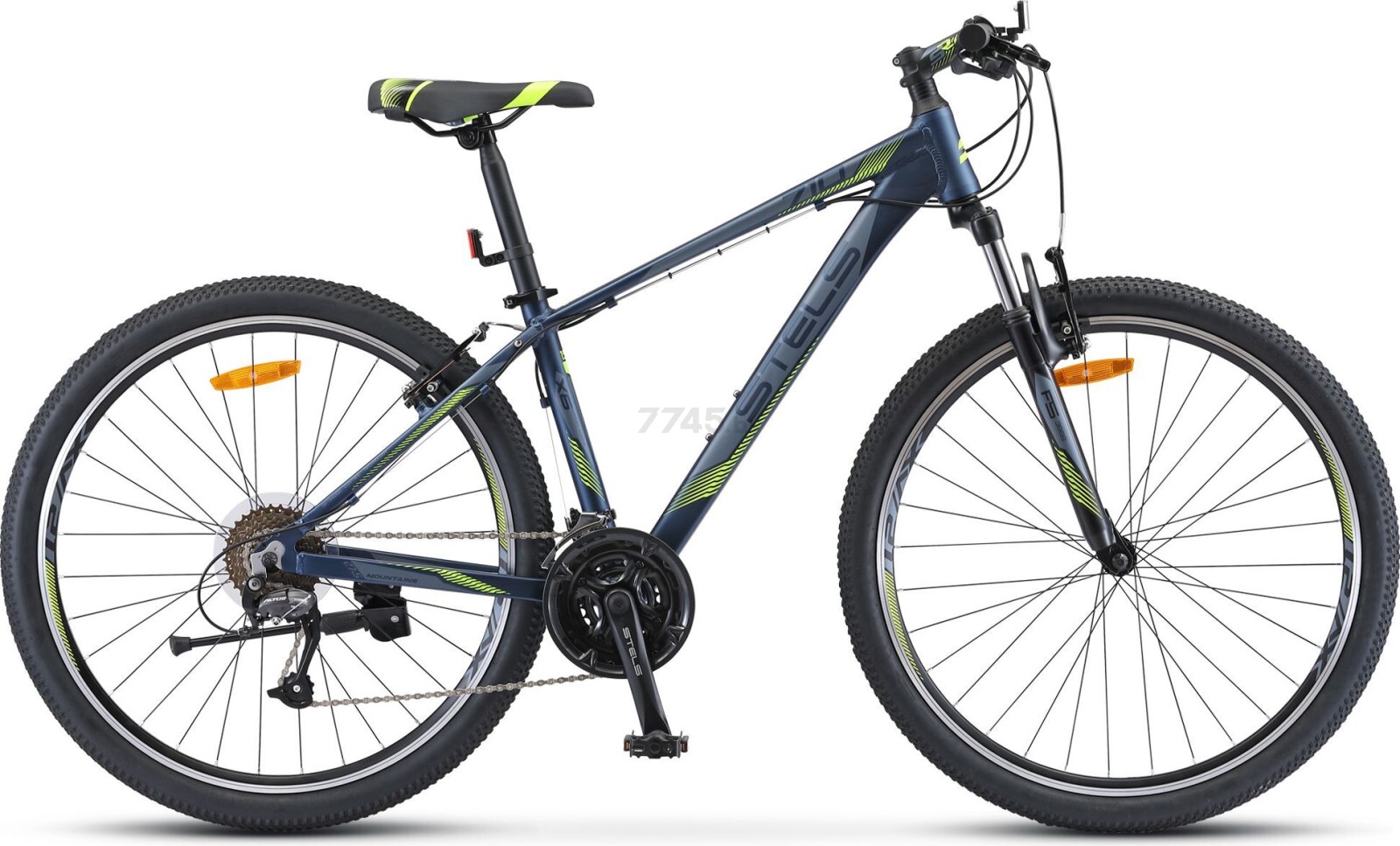 Велосипед горный STELS Navigator 710 V V010 27,5"/15,5" темно-синий (LU080592)