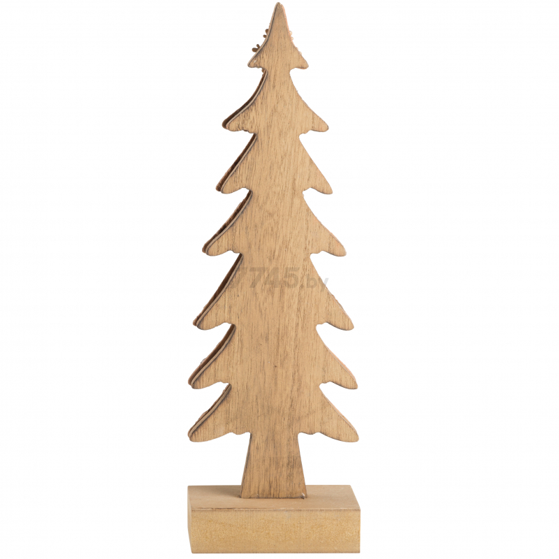 Фигура деревянная с подсветкой NEON-NIGHT Ель со снежинками 9,5х6х31 см (504-013) - Фото 7