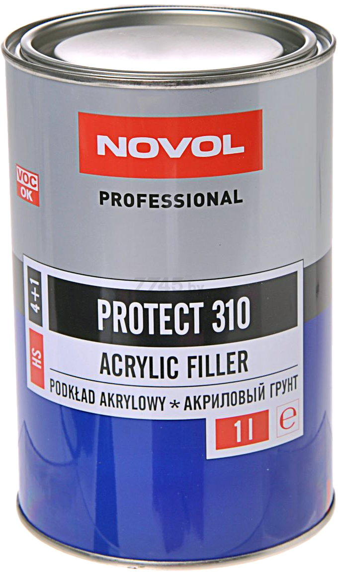 Грунт акриловый NOVOL Protect 310 серый 1 л (37111)
