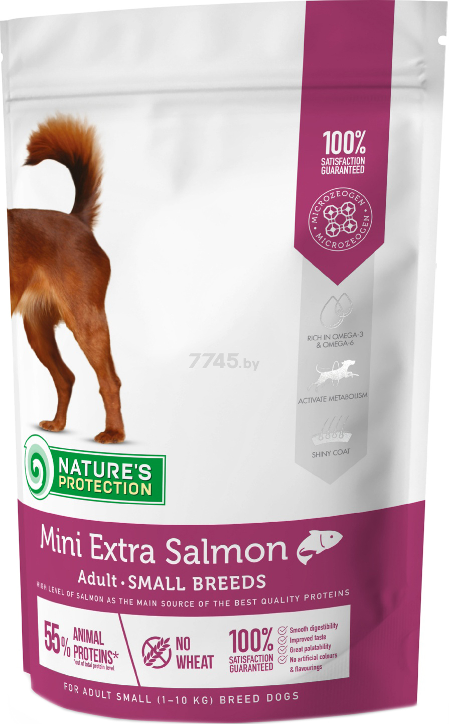 Сухой корм для собак NATURE'S PROTECTION Mini Extra лосось 0,5 кг (NPS45287) - Фото 2
