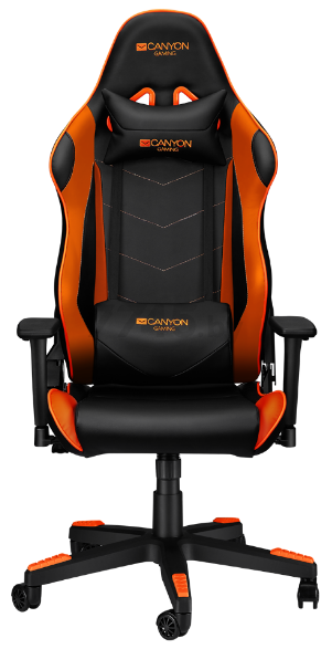 Кресло геймерское CANYON Deimos CND-SGCH4 черно-оранжевое - Фото 2